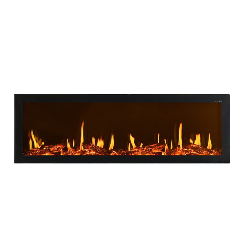 1280mm Artificial Charming Flame Fire Indoor Wall Mounted LED Fireplace Fake Log